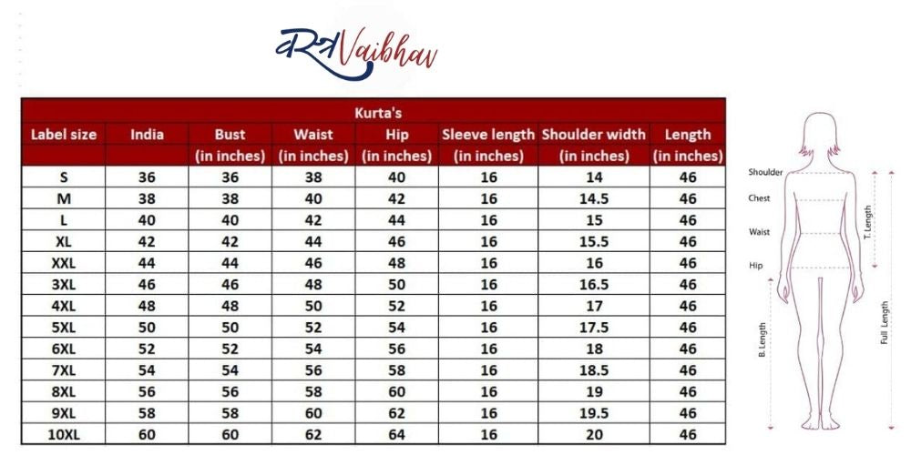 Red and Black Angrakha-Style Printed Kurta Set