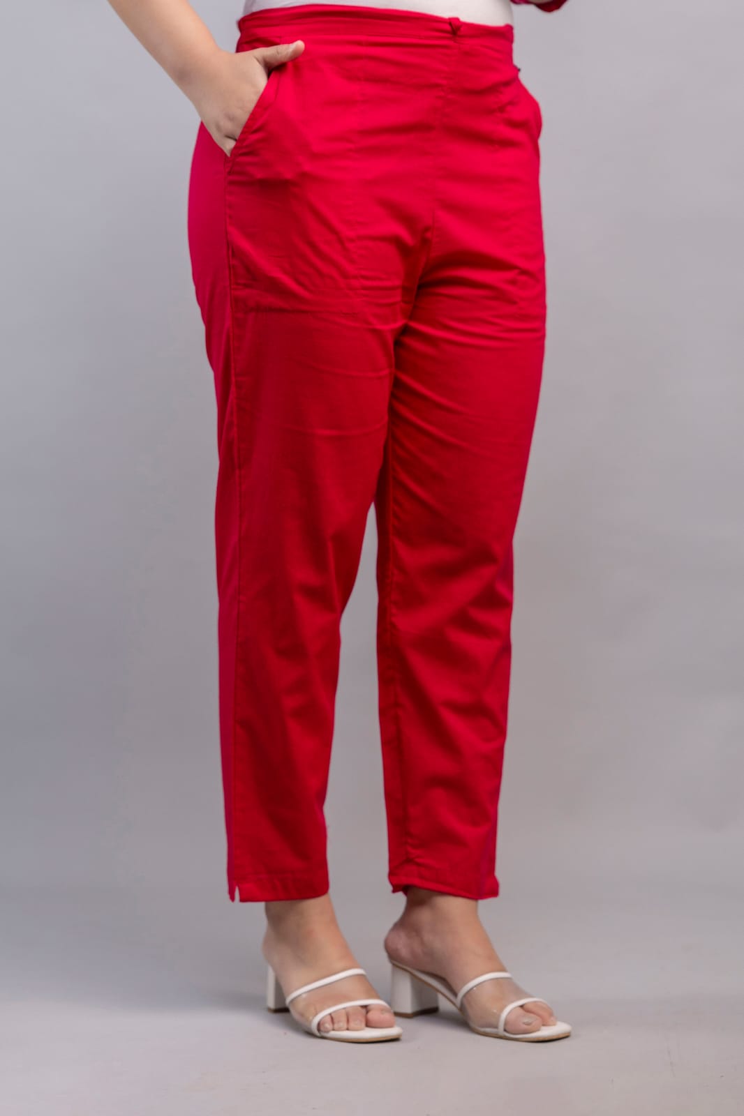 Elegant Red Sanganeri Handblock Printed Cotton Kurta Set with Dupatta