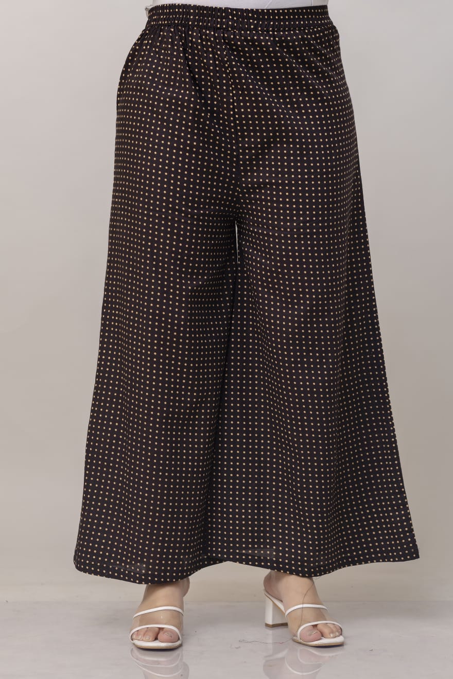 Red and Black Angrakha-Style Printed Kurta Set